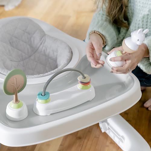 Ingenuity Step & Sprout 3-in-1 Foldable Baby Activity Walker with Removable Toys Ages 6 Months +, First Forest