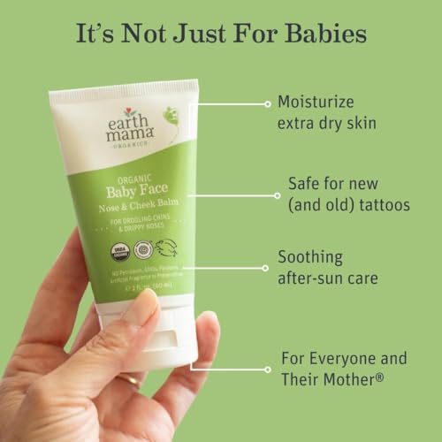 Earth Mama Baby Love Gift Set|Organic Baby Essentials Skin Care, Baby Lotion & Wash, Baby Oil, Eczema Cream, Nose & Cheek Balm, SPF 40 Baby Sunscreen Lotion & Face Stick and Diaper Balm, 8-Piece Set