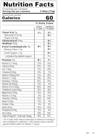 Else Nutrition Baby Cereal Stage 1 for 6 months+, Plant Protein, Organic, Whole foods, Vitamins and Minerals (Mango, 6 Pack)