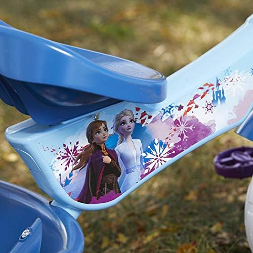 Huffy Disney Frozen 2 Girl's Trike, Ideal for Ages 3+, Anna, Elsa and Olaf Graphics, Storage Bins for Snacks or Toys, Sturdy and Durable, Safe for Toddlers