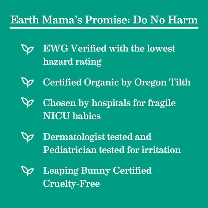 Earth Mama Organic Economy Size Diaper Balm | Diaper Cream for Baby | EWG Verified, Petroleum & Artificial Fragrance-Free with Calendula for Sensitive Skin, 4-Fluid Ounce (4-Pack)