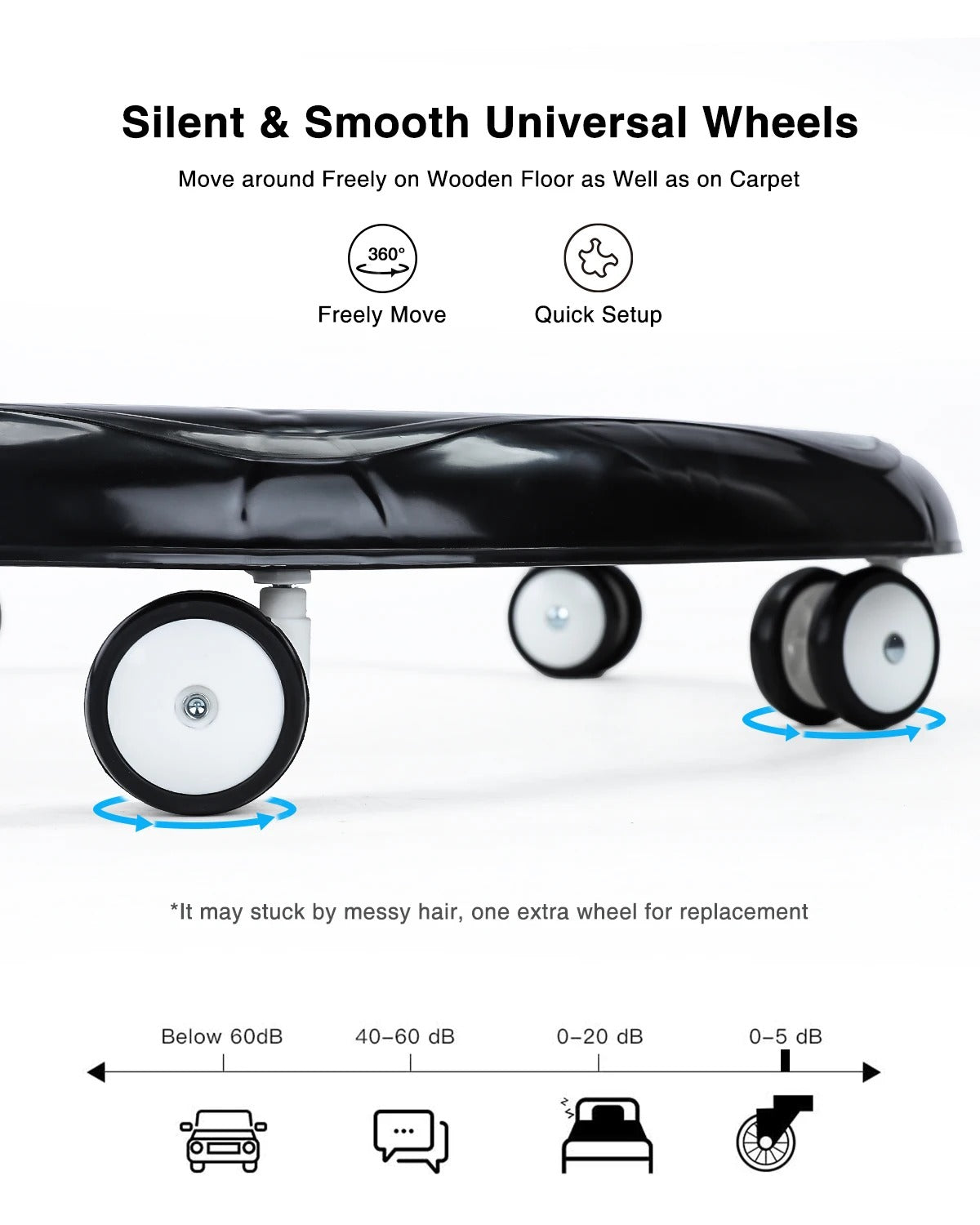 UBRAVOO Baby Walker Round Adjustable with Universal Wheels, 9 Adjustable Height Folding & Compact ,6-18 Months Toddler