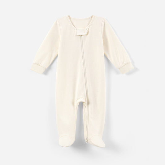 Baby Cotton Footed Pajamas Circle Grid (3 - Months)